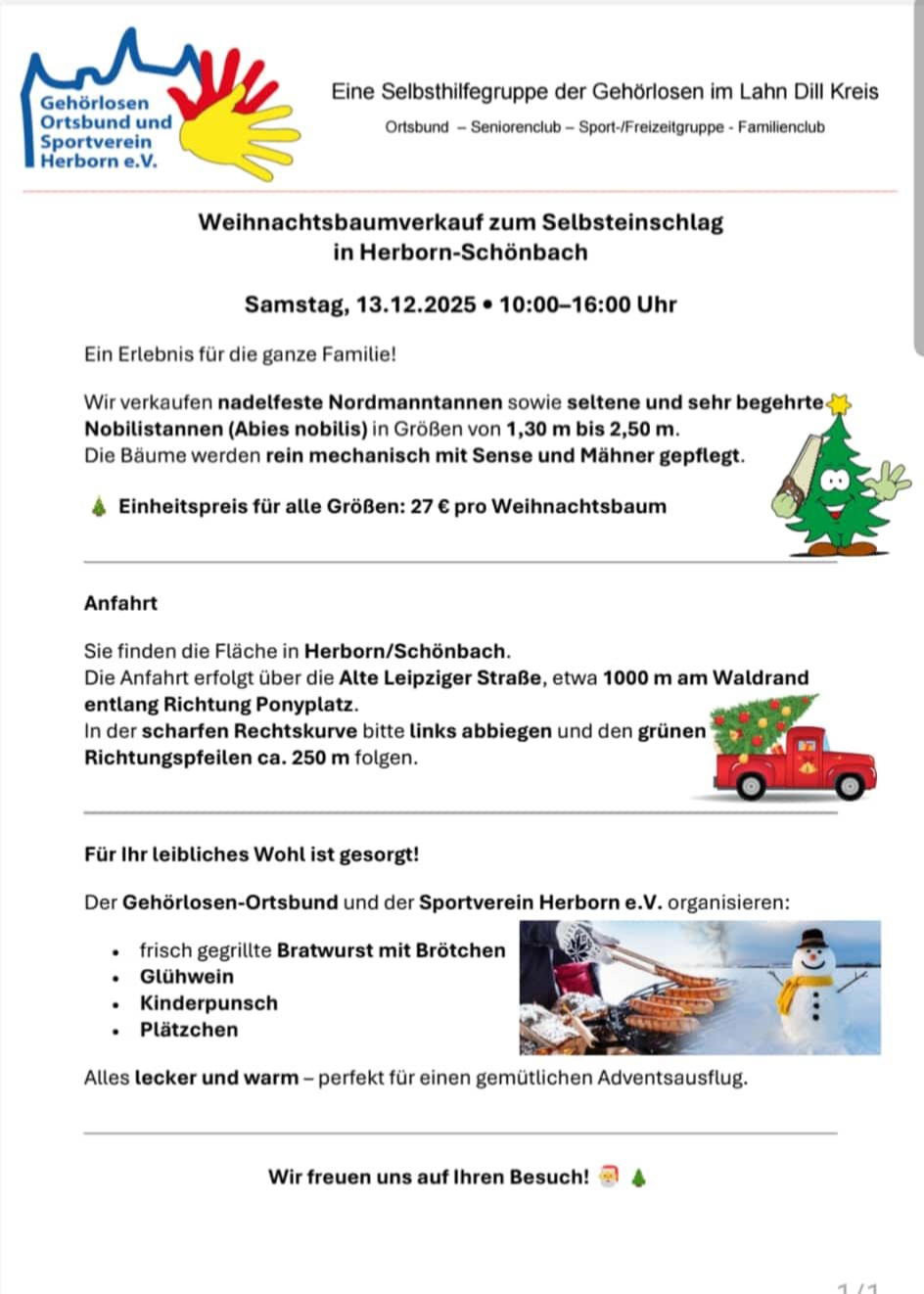 2025 12 13 Weihnachtsbaumverkauf